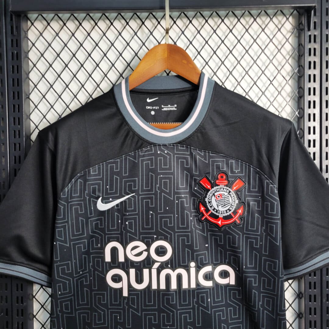 Corinthians 2023 Maillot Concept Noir