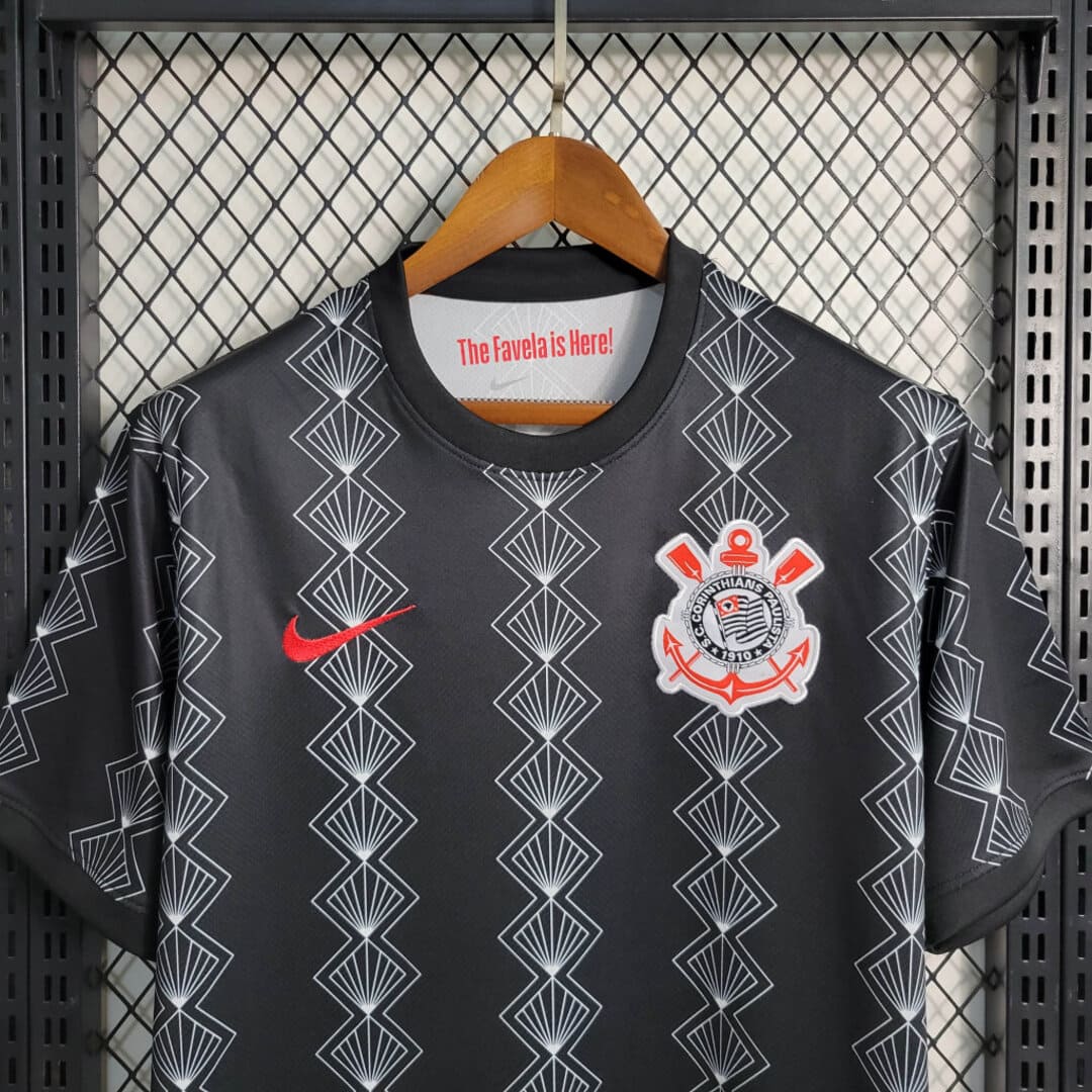 Corinthians 2023 Maillot Entrainement Noir