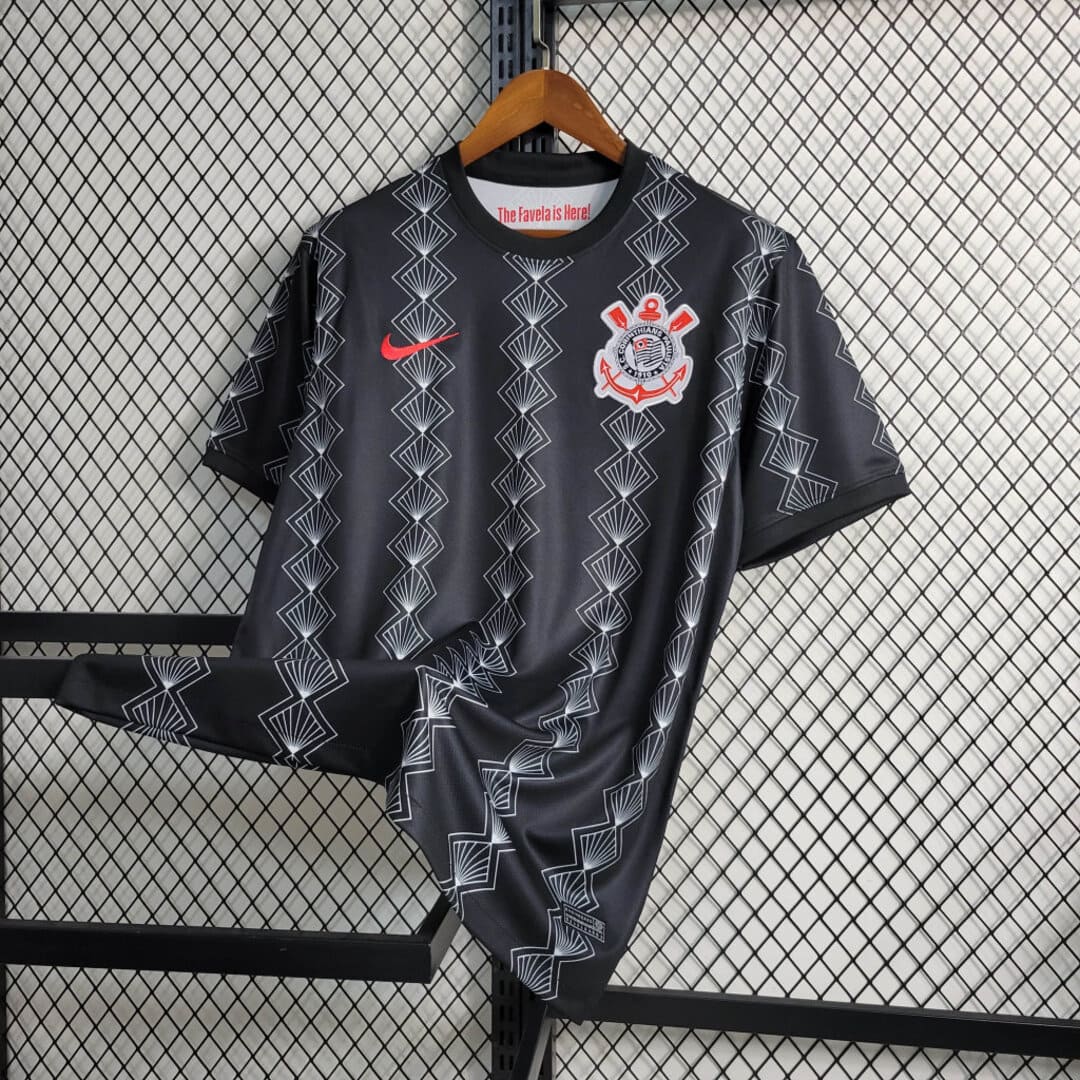 Corinthians 2023 Maillot Entrainement Noir