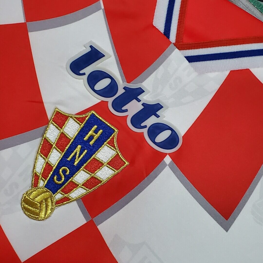 Croatie 1998 Maillot Domicile