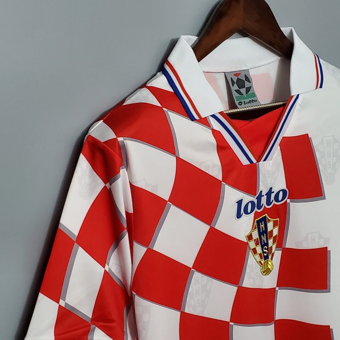 Croatie 1998 Maillot Domicile