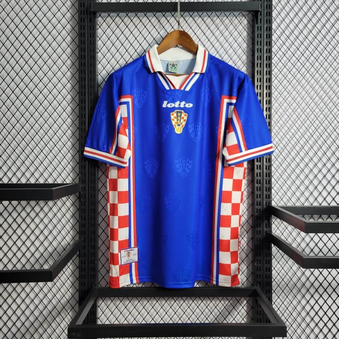 Croatie 1998 Maillot Extérieur