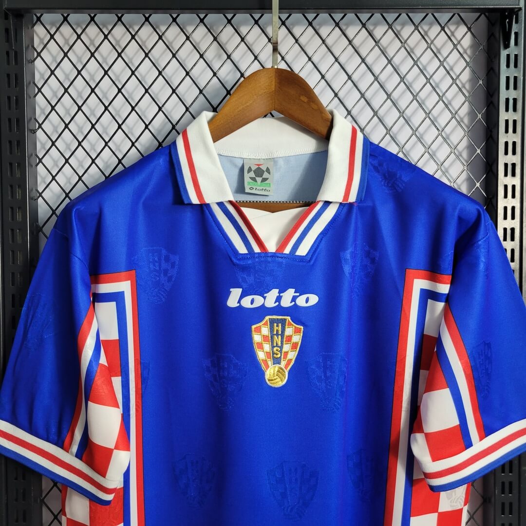 Croatie 1998 Maillot Extérieur