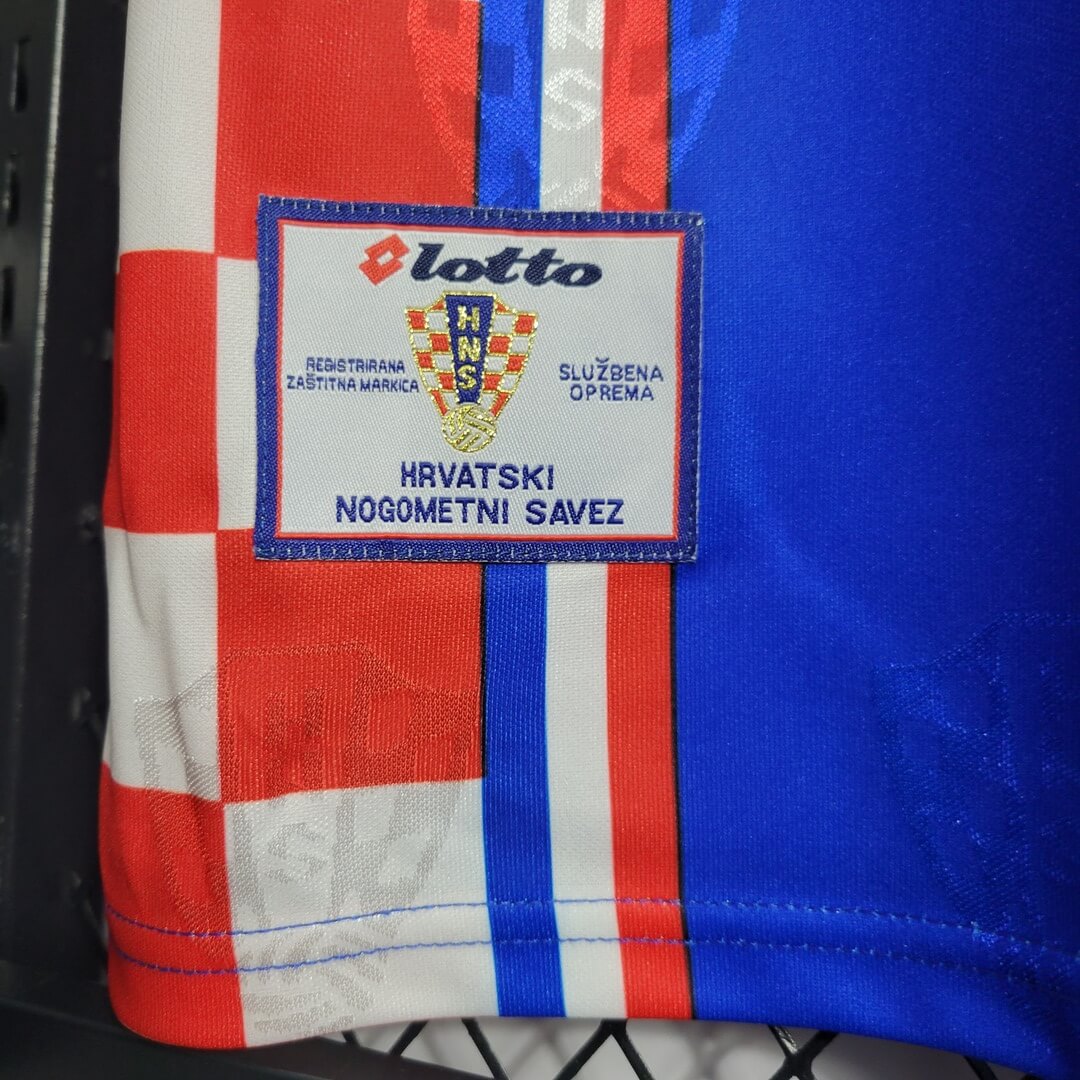 Croatie 1998 Maillot Extérieur