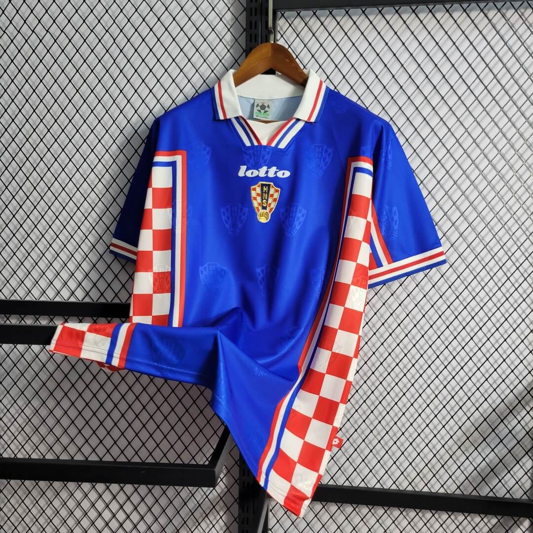 Croatie 1998 Maillot Extérieur