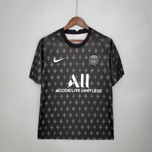 Paris Saint-Germain 2021/22 Maillot Échauffement Noir