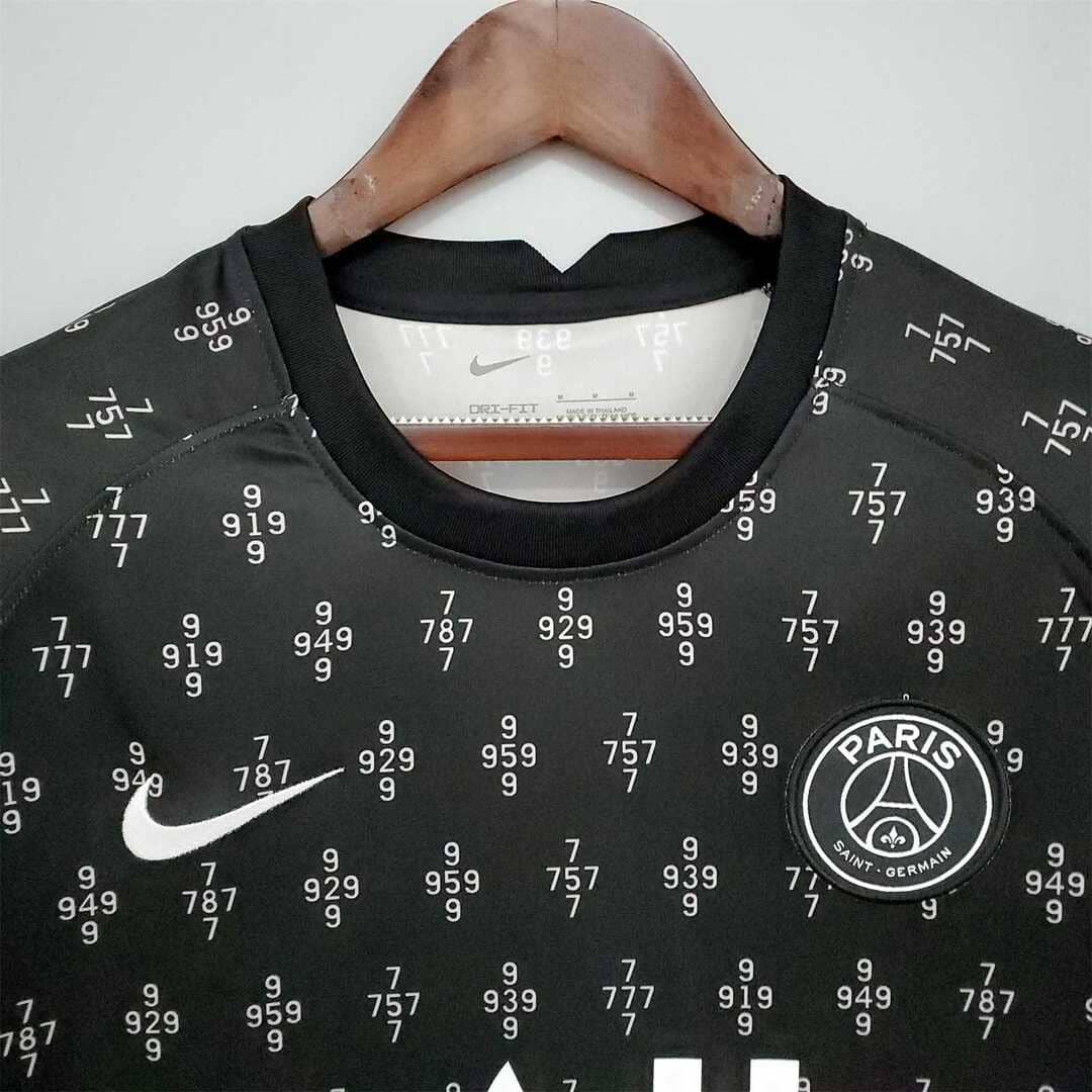 Paris Saint-Germain 2021/22 Maillot Échauffement Noir