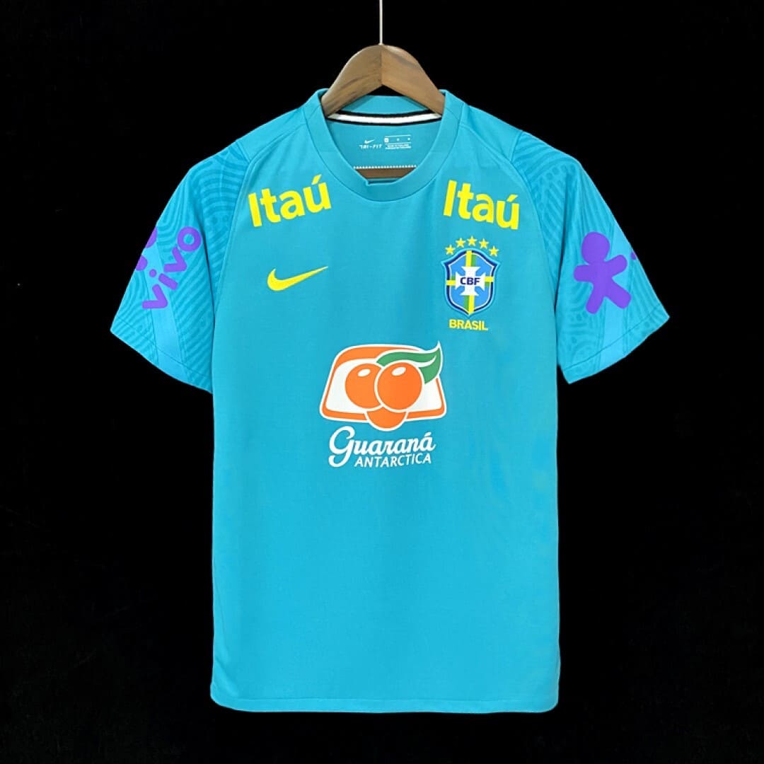 Brésil 2022 Maillot Entrainement Turquoise