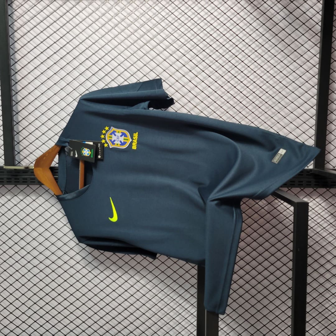 Brésil 2022 Maillot Entrainement Vert 2