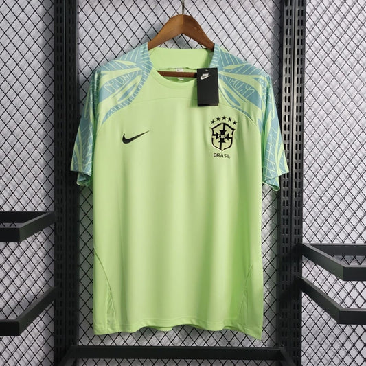 Brésil 2022 Maillot Entrainement Vert Clair