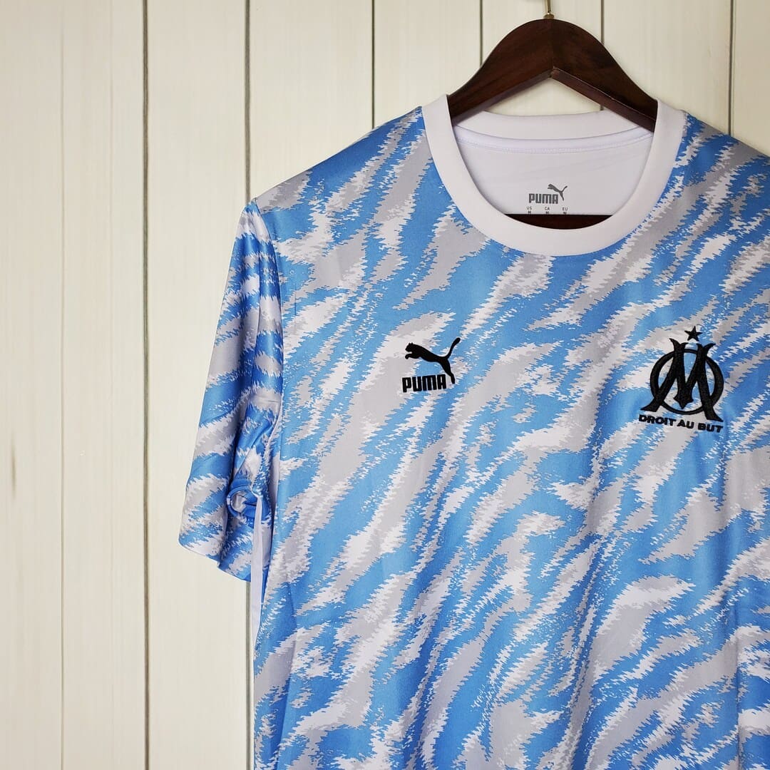 Marseille 21/22 Maillot Entrainement Bleu Ciel