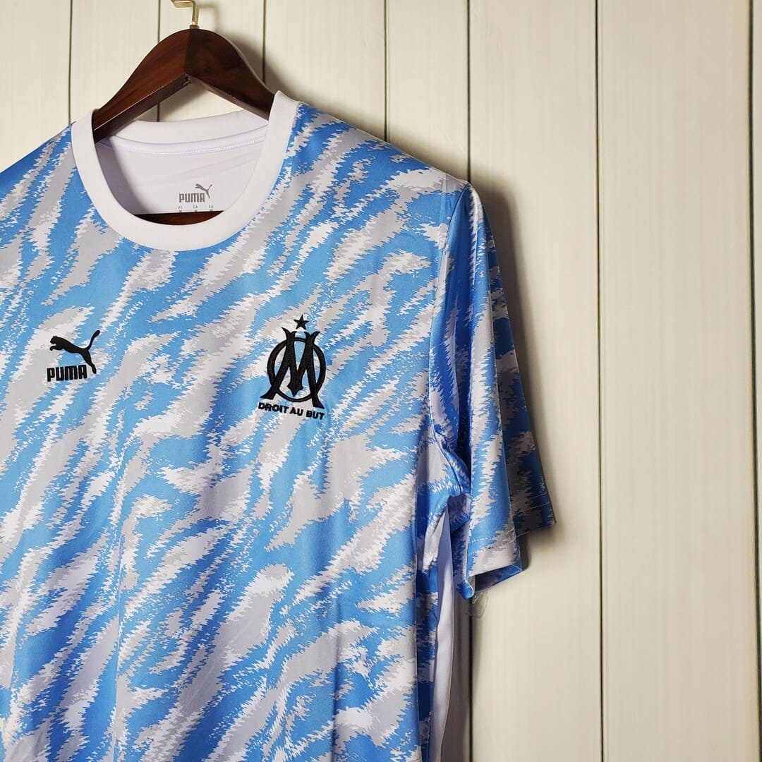 Marseille 21/22 Maillot Entrainement Bleu Ciel