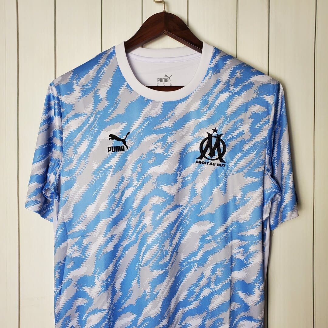 Marseille 21/22 Maillot Entrainement Bleu Ciel