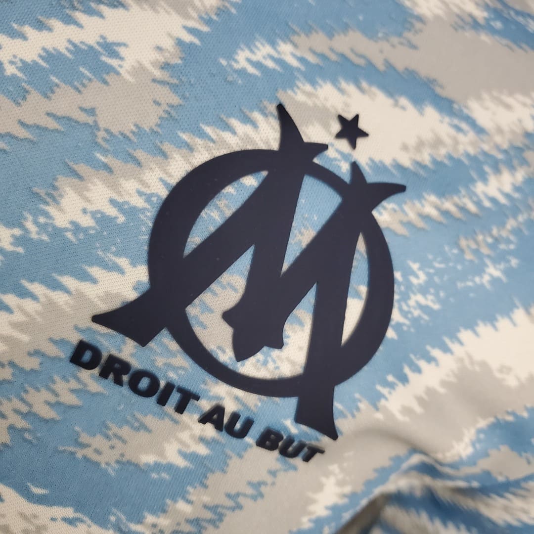 Marseille 21/22 Maillot Entrainement Bleu Ciel - Version Player