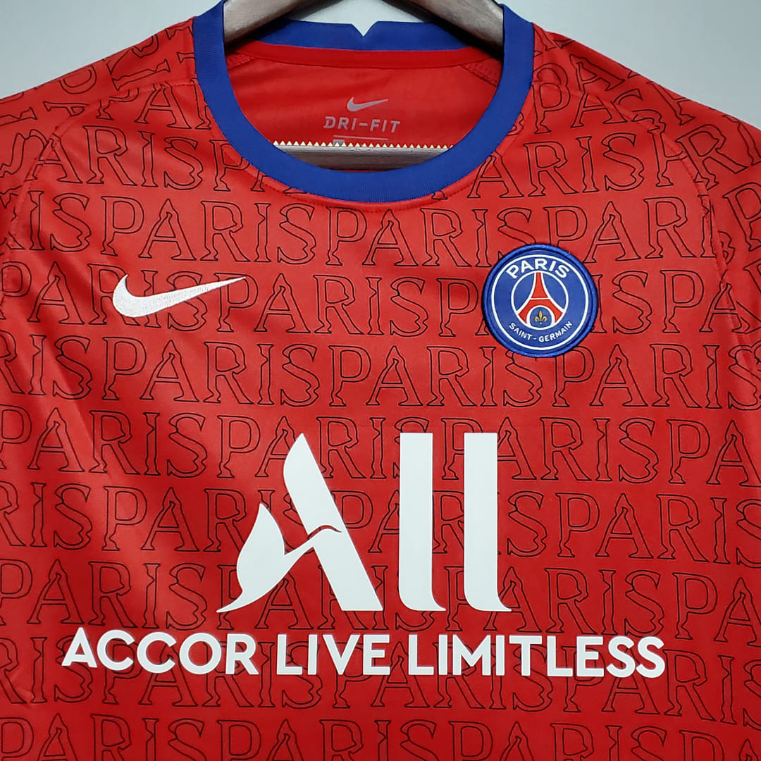 Paris Saint-Germain 2020/21 Maillot Entrainement Rouge