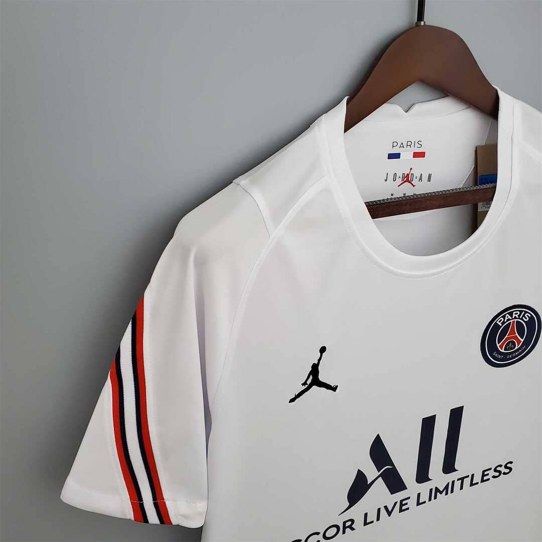 Paris Saint-Germain 2021/22 Maillot Entrainement Jordan Blanc