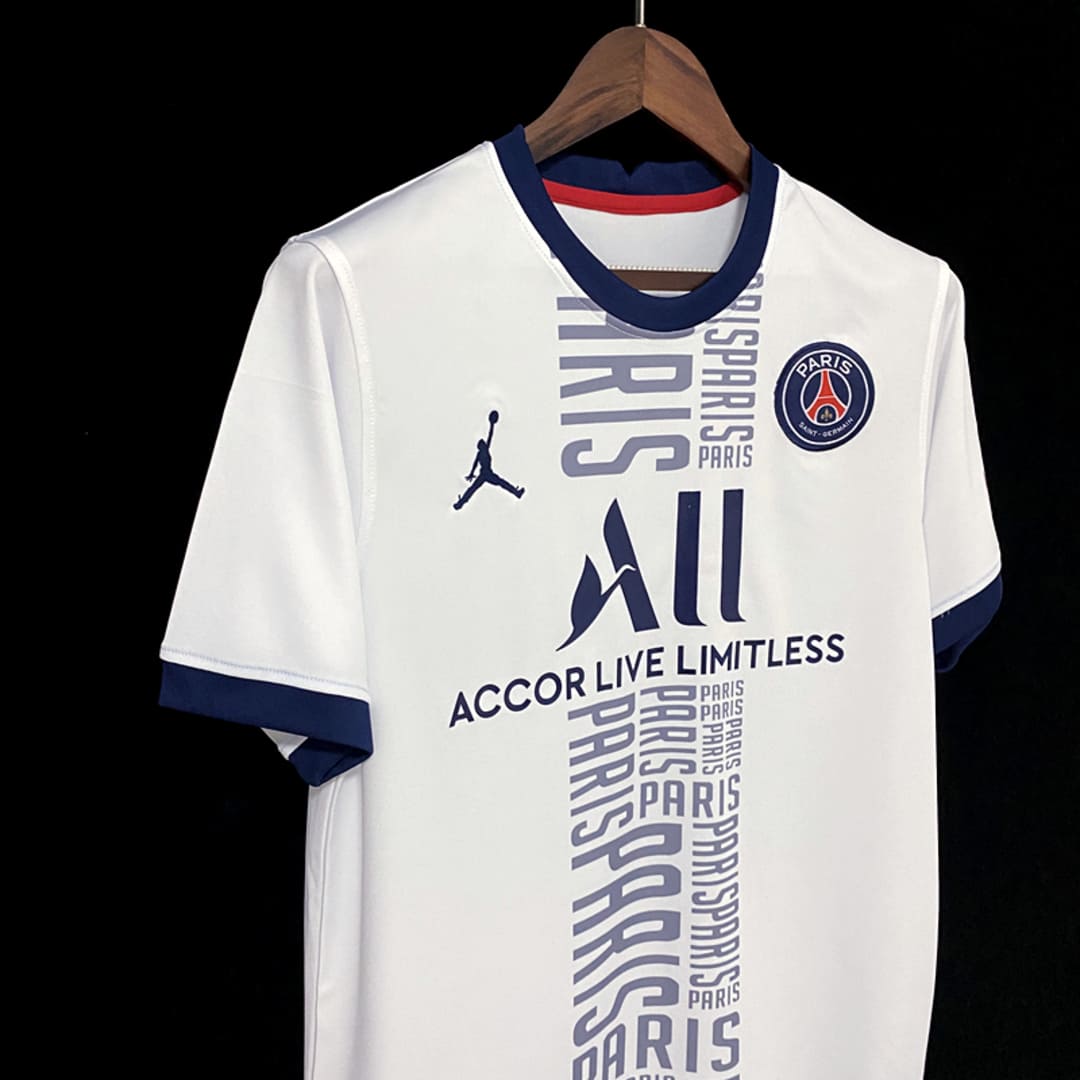 Paris Saint-Germain 2021/22 Maillot Entrainement Jordan Paris Blanc