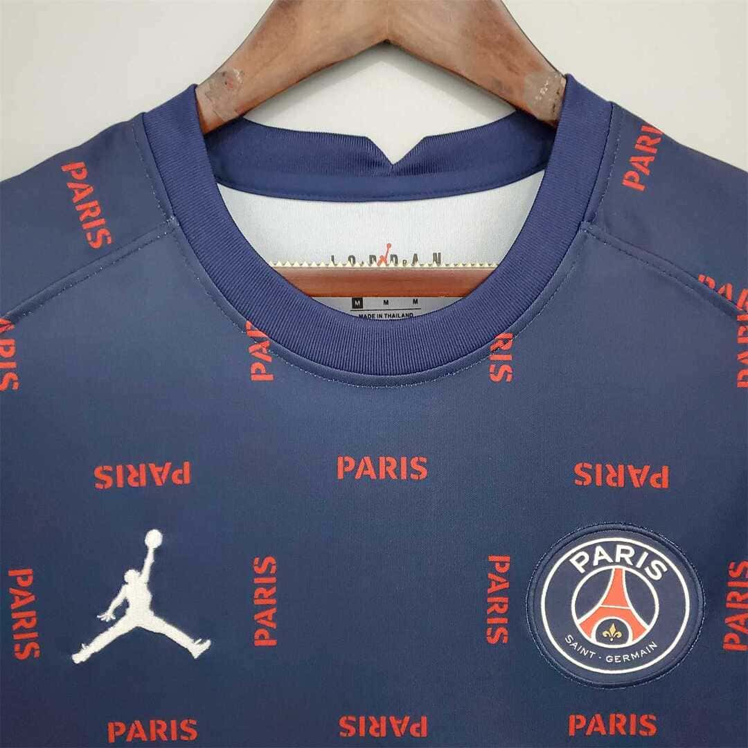 Paris Saint-Germain 2021/22 Maillot Entrainement Jordan Bleu