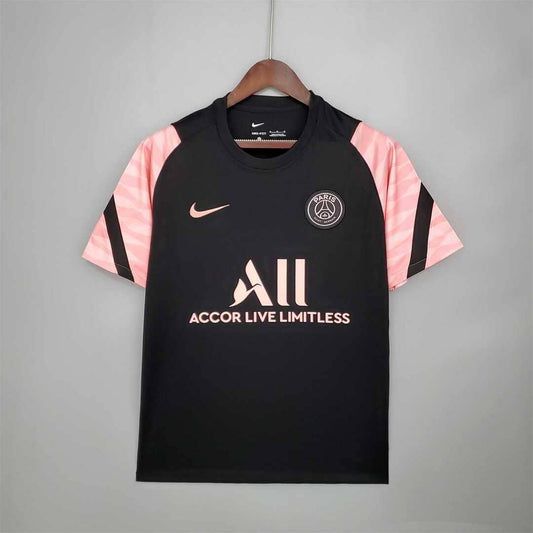 Paris Saint-Germain 2021/22 Maillot Entrainement Noir & Rose