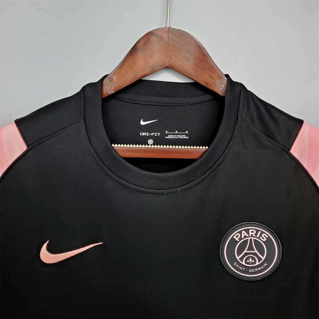 Paris Saint-Germain 2021/22 Maillot Entrainement Noir & Rose