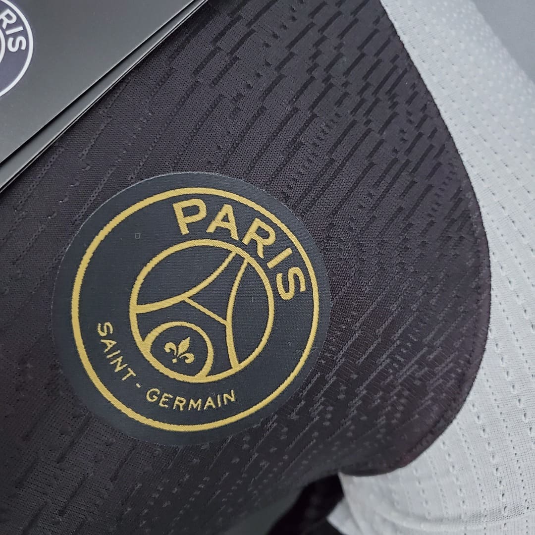 Paris Saint-Germain 2021/22 Maillot Entrainement Noir & Blanc - Version Player