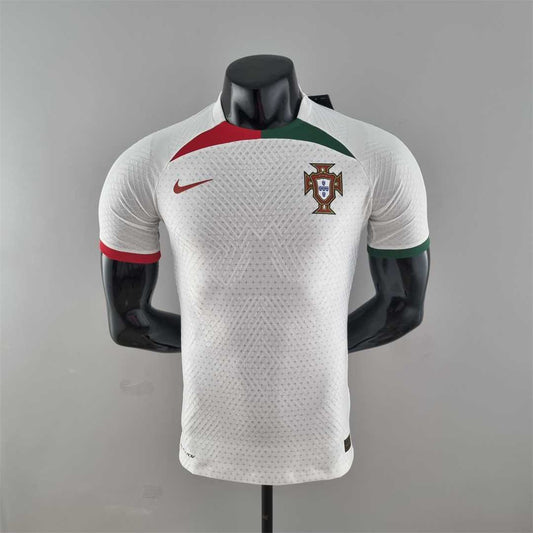 Portugal 2022 Maillot Entrainement Blanc - Version Player