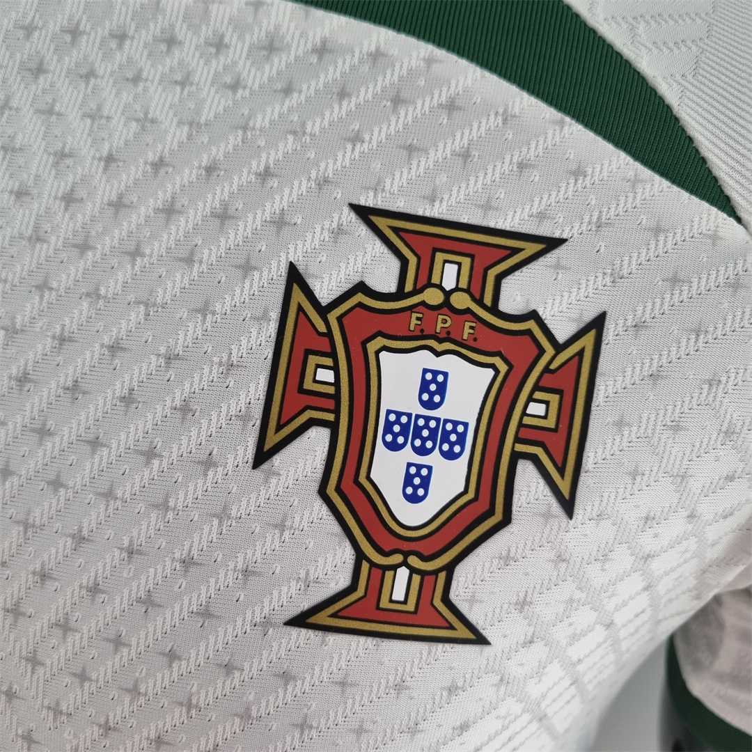 Portugal 2022 Maillot Entrainement Blanc - Version Player