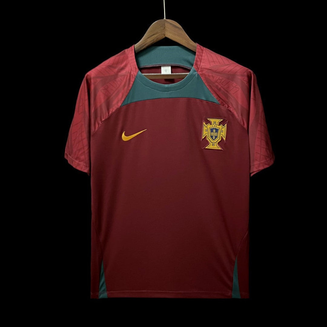 Portugal 2022 Maillot Entrainement Rouge