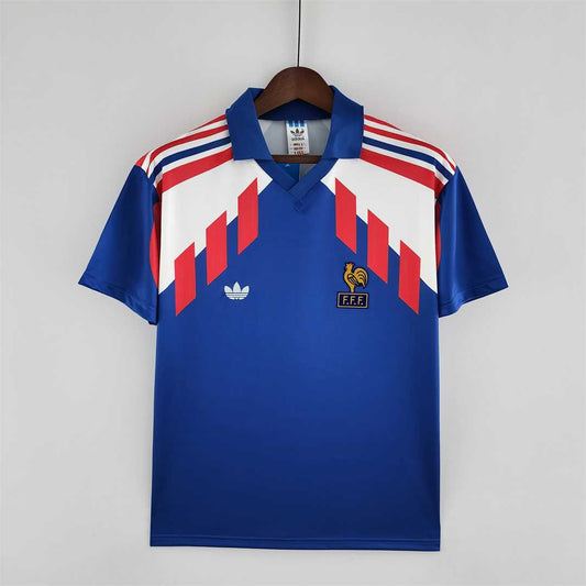 France 1990 Maillot Domicile