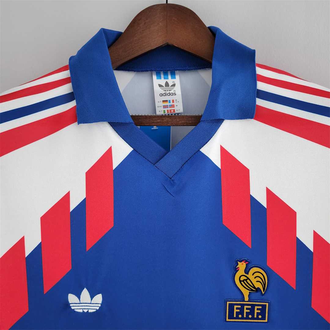 France 1990 Maillot Domicile