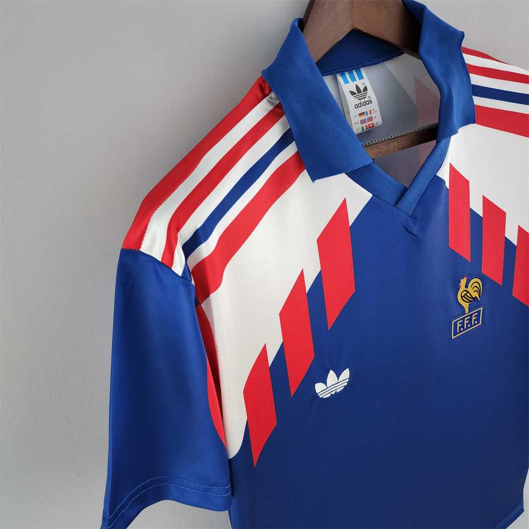 France 1990 Maillot Domicile