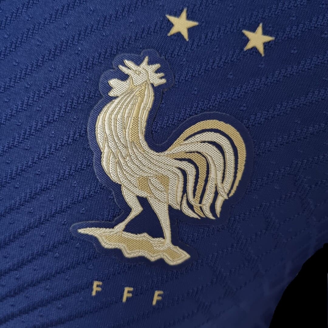 France 2022 Maillot Entrainement Bleu Marine - Version Player