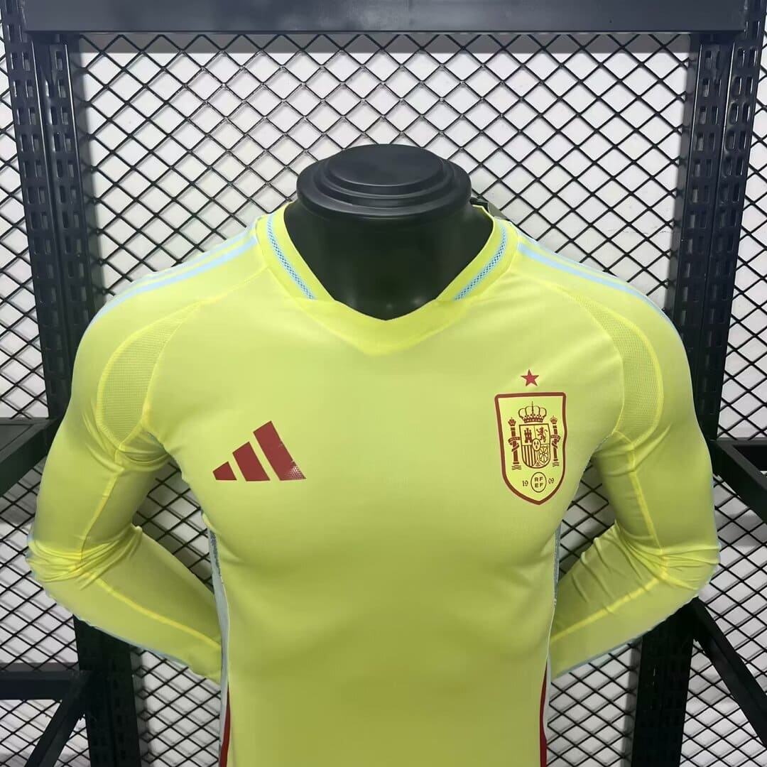 Espagne 2024 Maillot Extérieur - Version Player