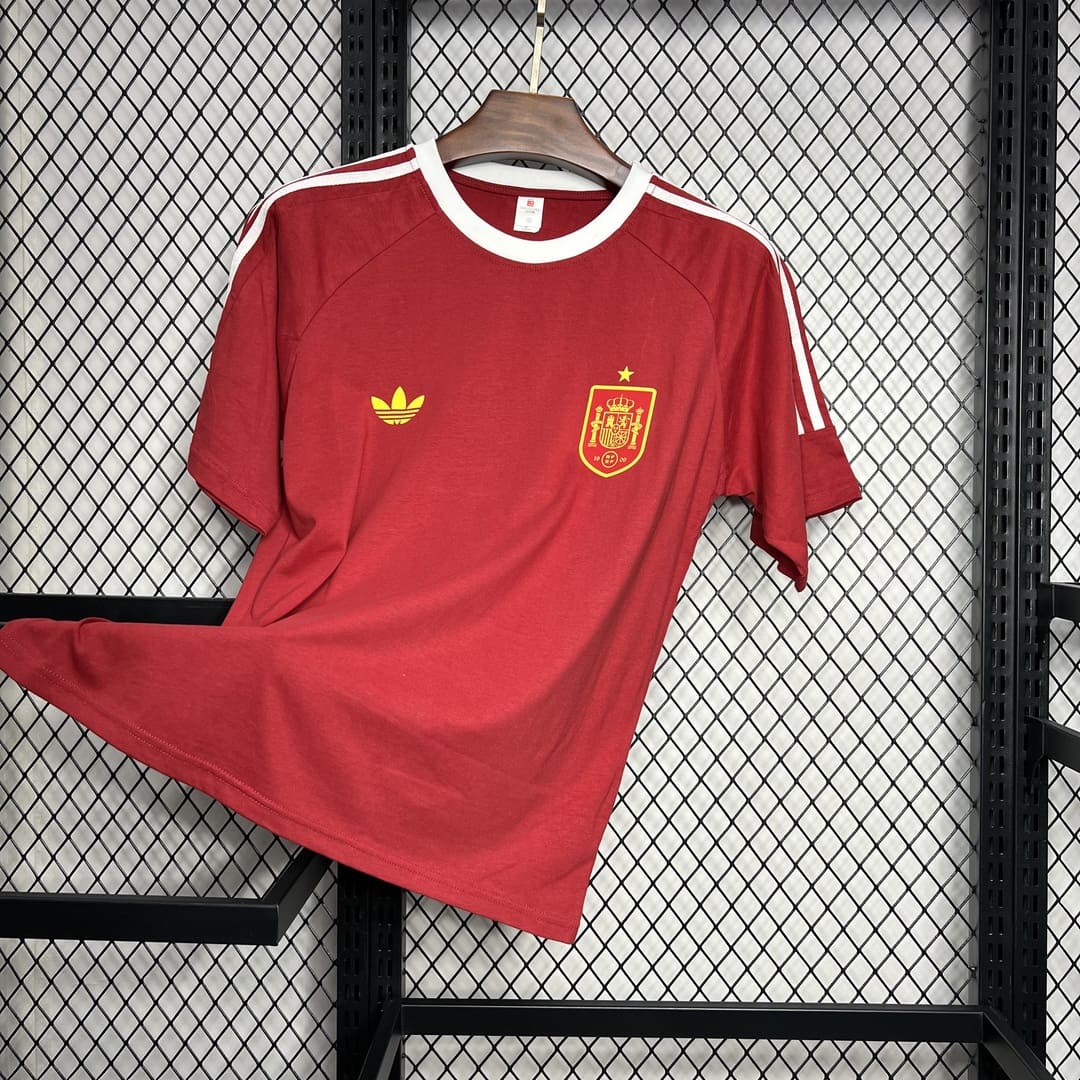 Espagne Maillot Vintage Rouge