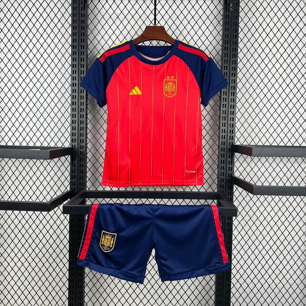 Espagne 2026 Domicile 2 Étoiles Kit Enfant