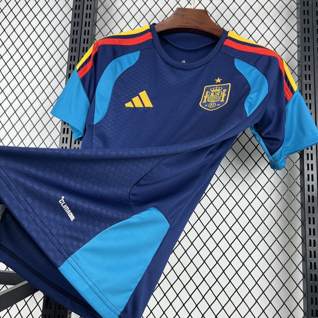 Espagne 2026 Maillot Echauffement Marine
