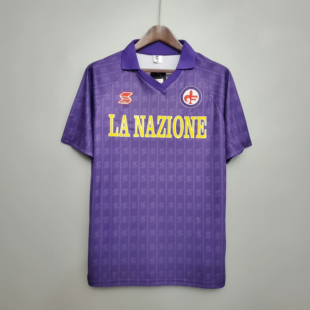 Fiorentina 89/90 Maillot Domicile