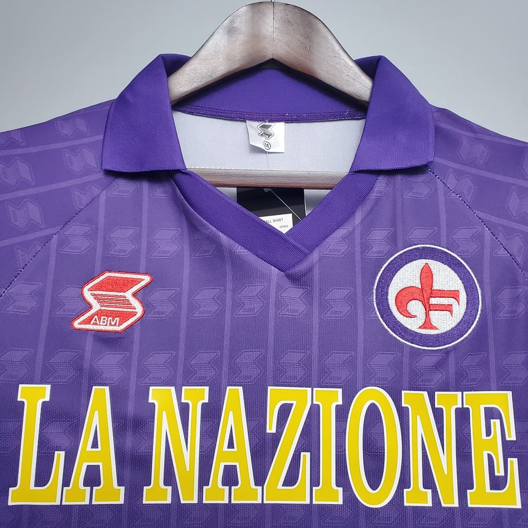 Fiorentina 89/90 Maillot Domicile