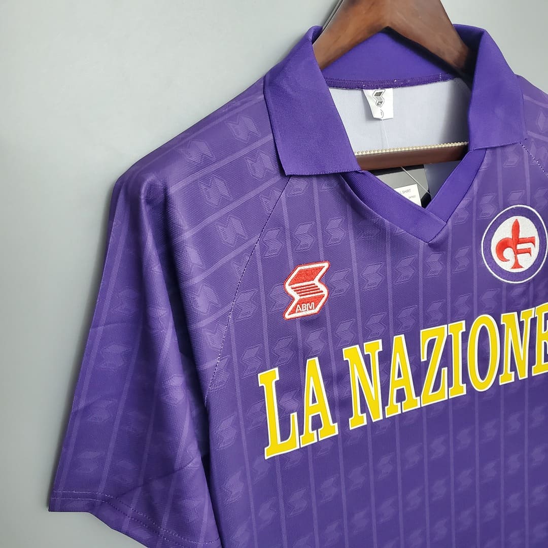 Fiorentina 89/90 Maillot Domicile