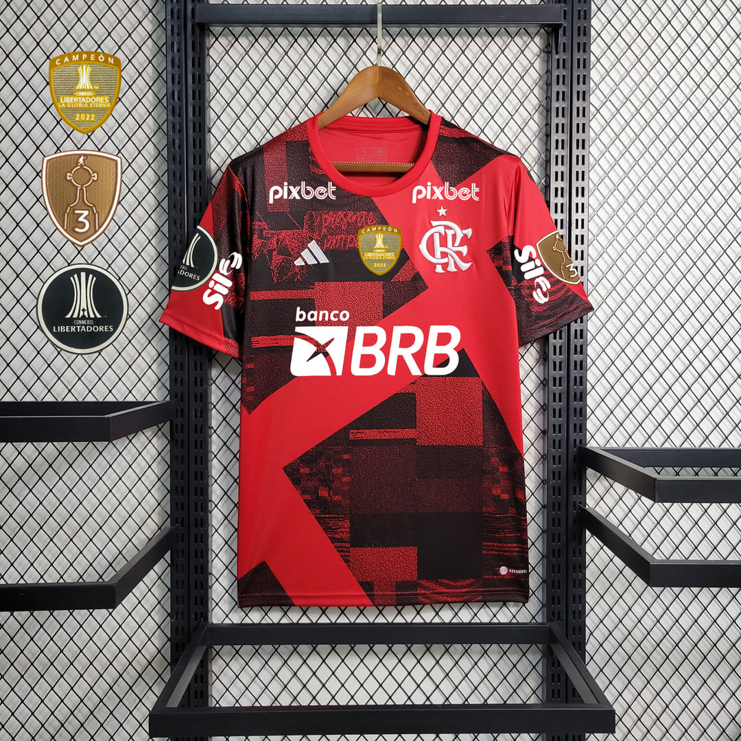 Flamengo 2023 Maillot Échauffement