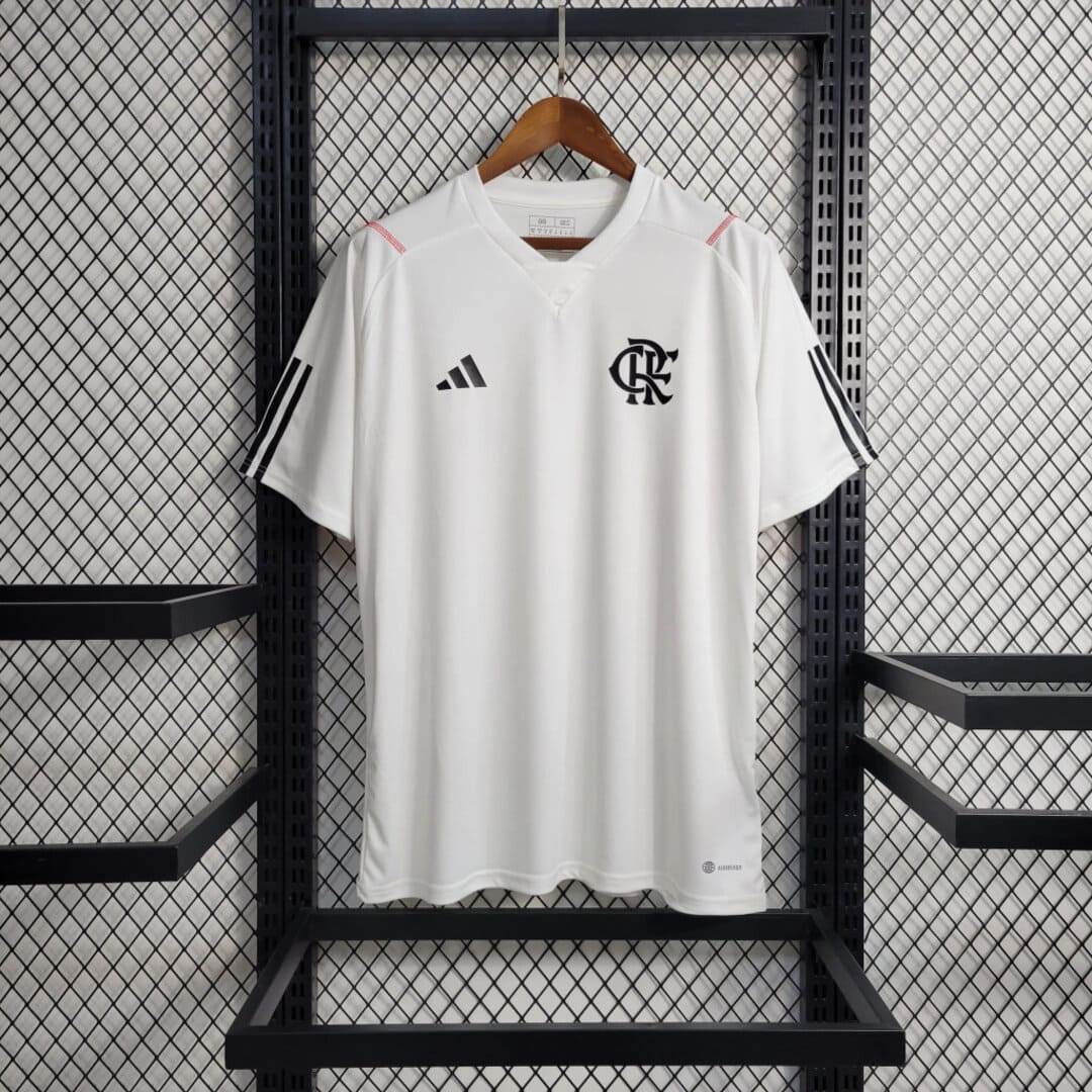 Flamengo 2023 Maillot Entrainement Blanc