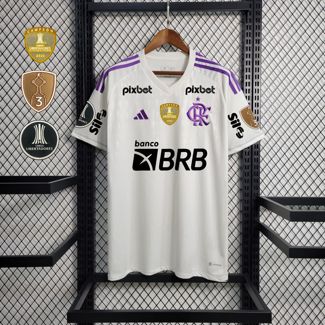 Flamengo 2023 Maillot Gardien Blanc