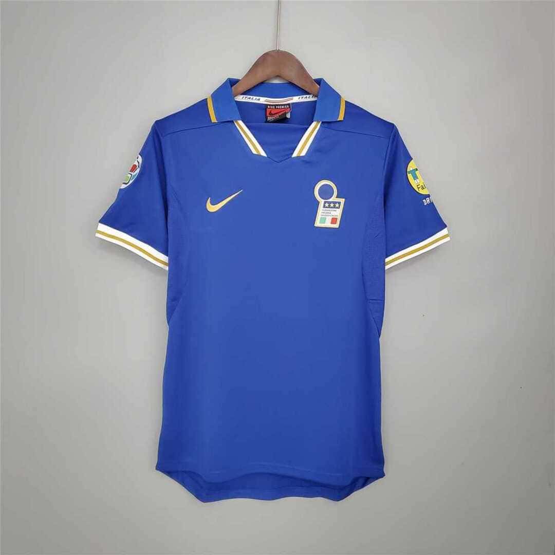 1996-97 Italie Maillot Home Player Issue #2 Ferrara L (Haut) Haut Maillot