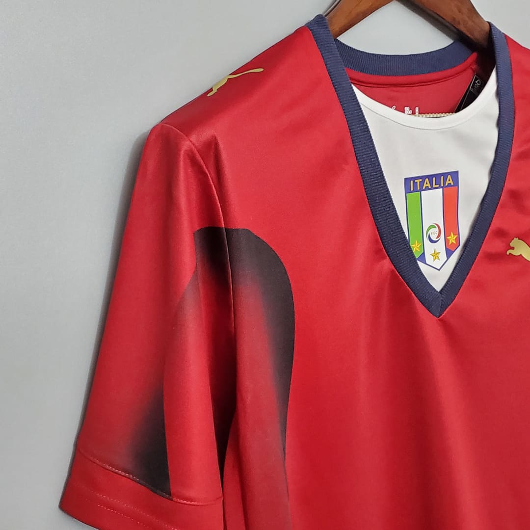 Italie 2006 Maillot Gardien Rouge