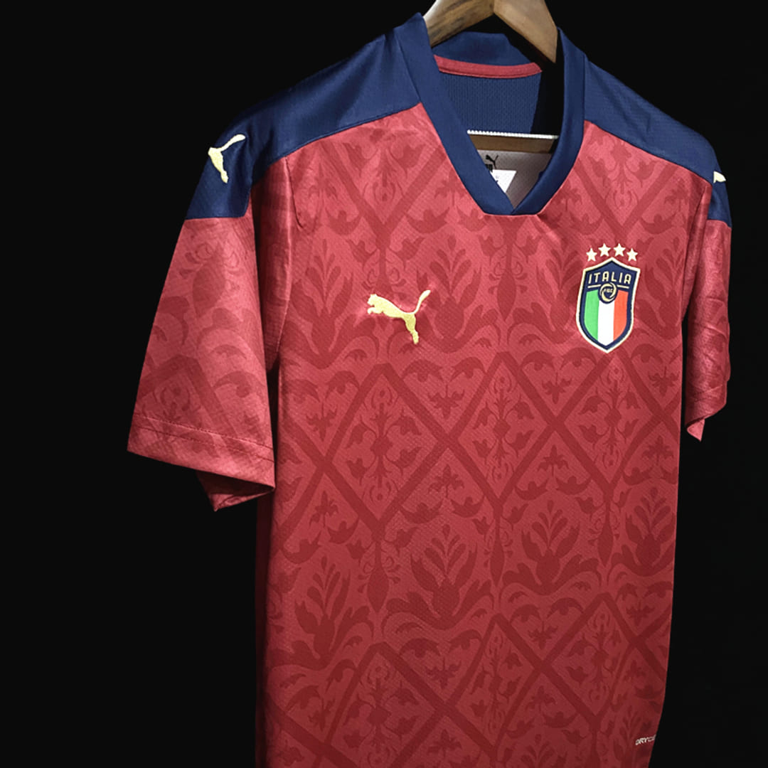 Italie 2020 Maillot Gardien Rouge