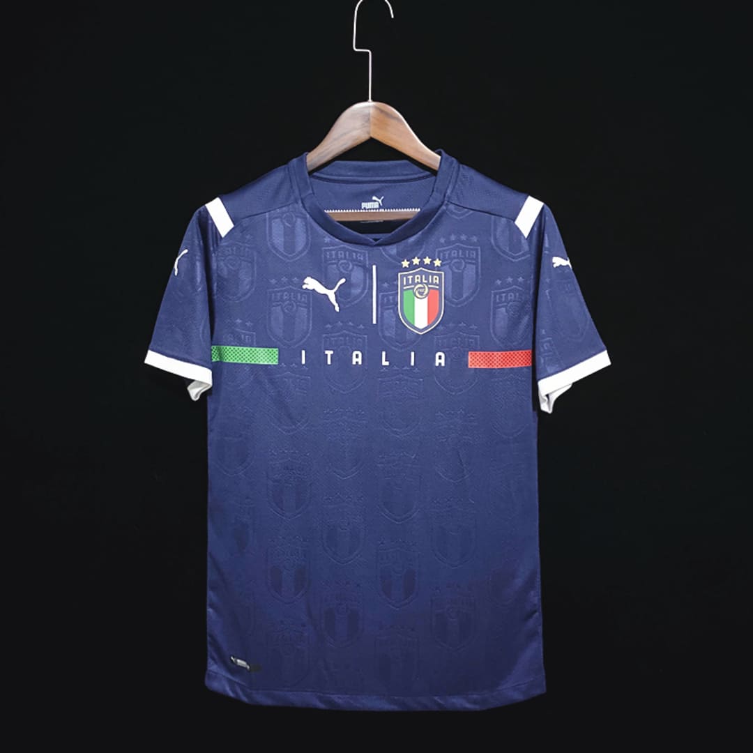 Italie 2021 Maillot Gardien Marine