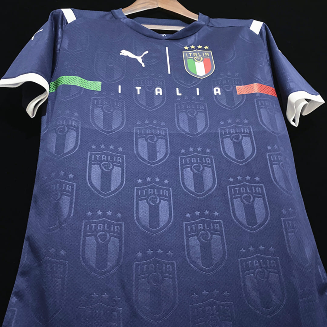 Italie 2021 Maillot Gardien Marine