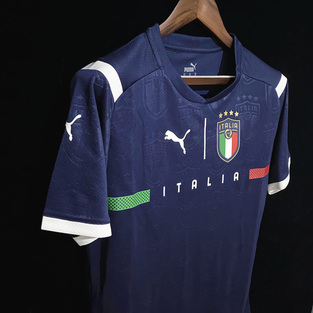 Italie 2021 Maillot Gardien Marine