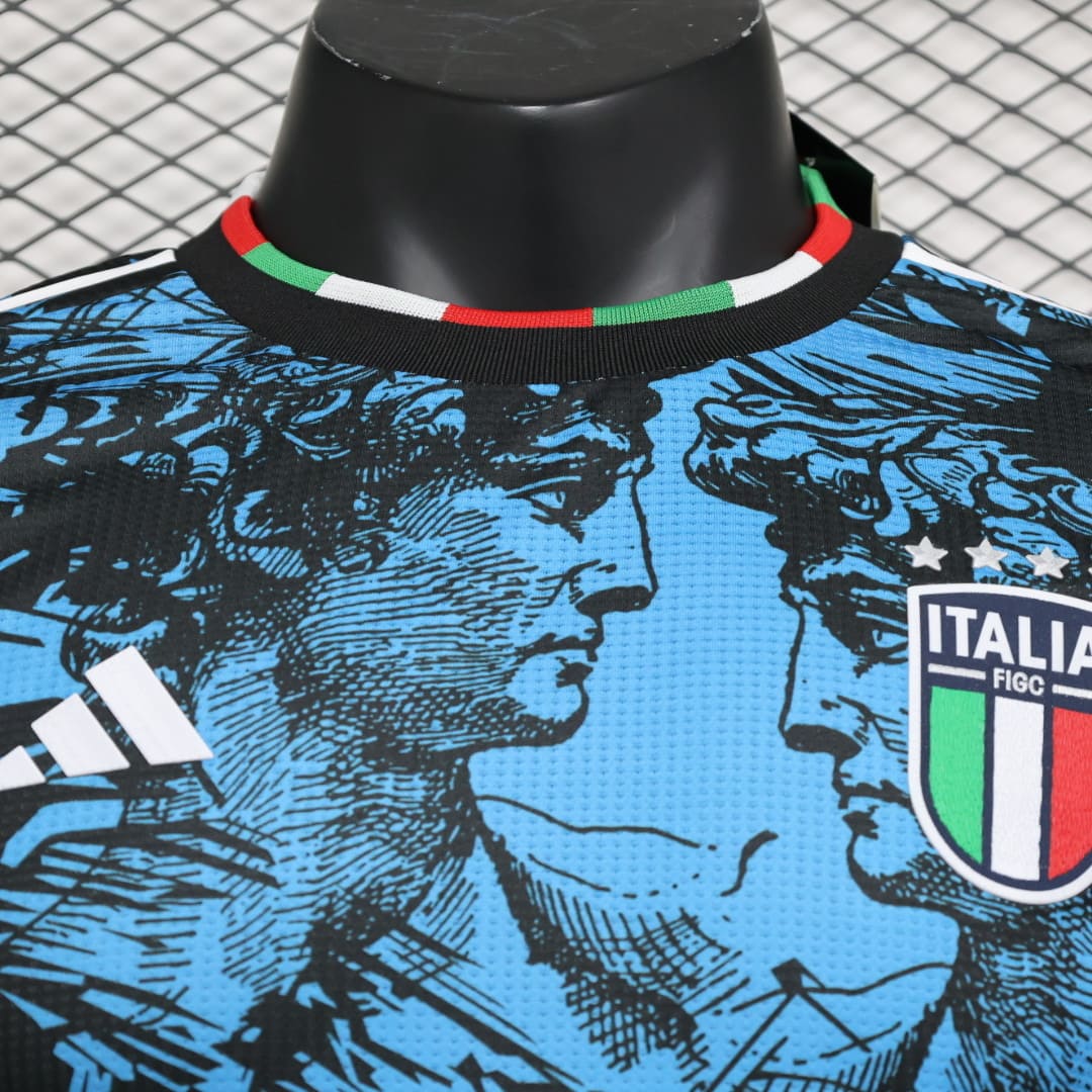 Italie 2023 Maillot Renaissance Bleu - Version Player