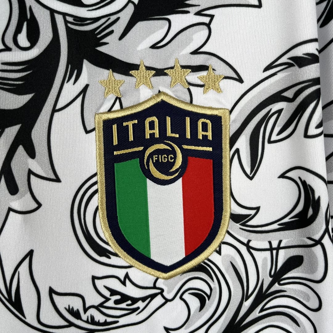 Italie Maillot Concept Versace Blanc